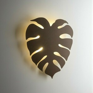 Monstera Xl Brown Wall lamp 4 small 2