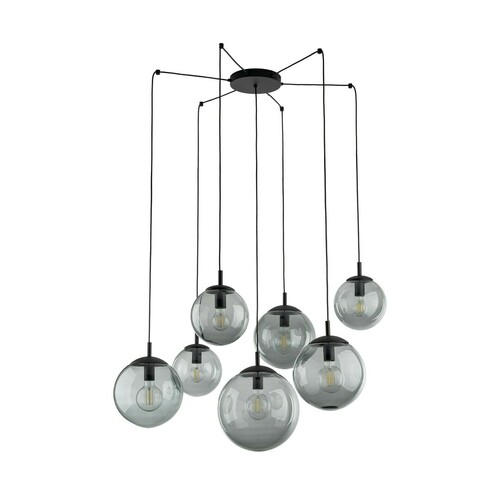 Check Esme Graphite Pendant Lamp 7 Spider.