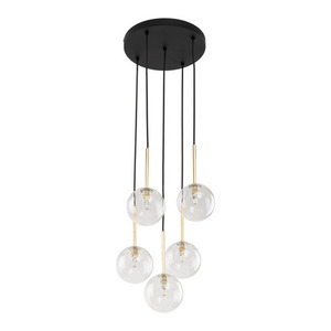 Nilos Black / Gold Pendant Lamp 5 small 5