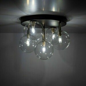 Nilos Black / Gold Ceiling Lamp 5Pł small 2