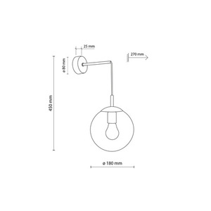 Esme Graphite Wall lamp 1 small 4