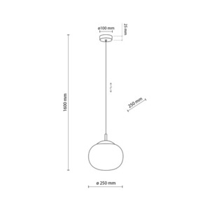 Vibe White Pendant Lamp 1,250 small 5