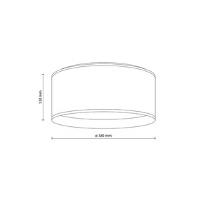 Jute Ceiling Lamp 2 Pł 380 small 3