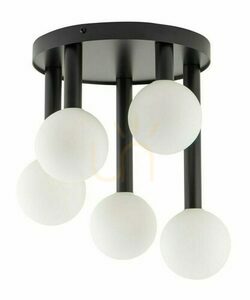 Ceiling Light Sigma Perla 5 Black 33485 small 0