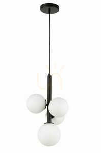 Pendant lamp Sigma Perla 4 black 4xG9 12W SKU 33487 small 0
