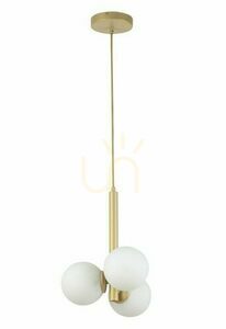 Sigma Perla 3-Light Pendant Lamp Gold Beige 33605 small 0