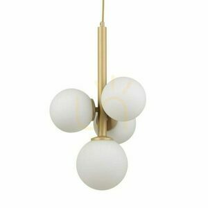 Sigma Perla 4-Light Gold Beige Pendant Lamp 33606 small 1