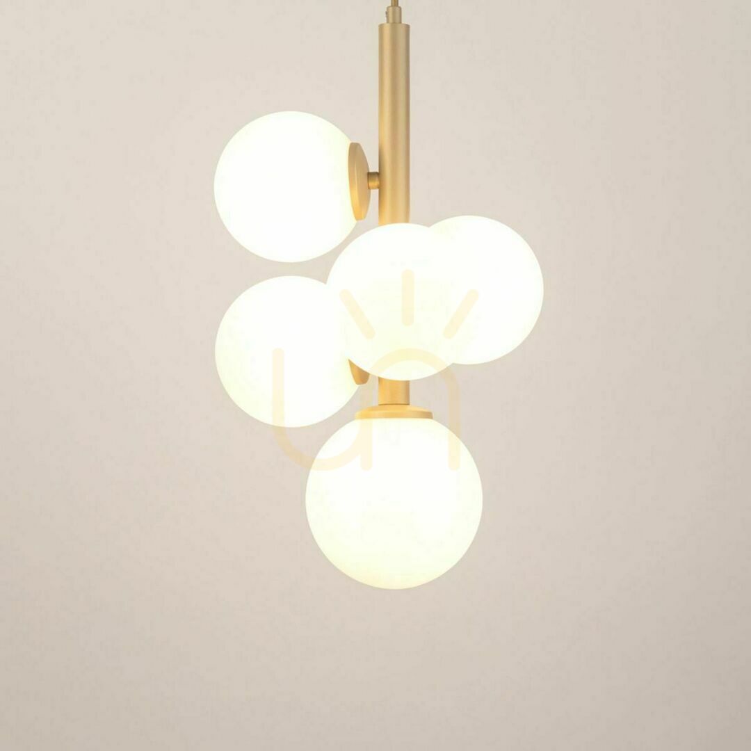 Preview Sigma Perla 5 Gold Beige Pendant Lamp 33607 Sigma Perla 5 Gold Beige Pendant Lamp 33607