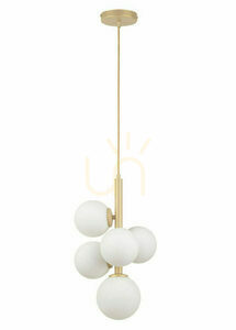 Sigma Perla 5 Gold Beige Pendant Lamp 33607 0 Sigma Perla 5 Gold Beige Pendant Lamp 33607 small 0