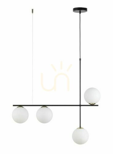 Check Pendant lamp Sigma Silia 4 Black 4x G9 LED 74 cm SKU 33691