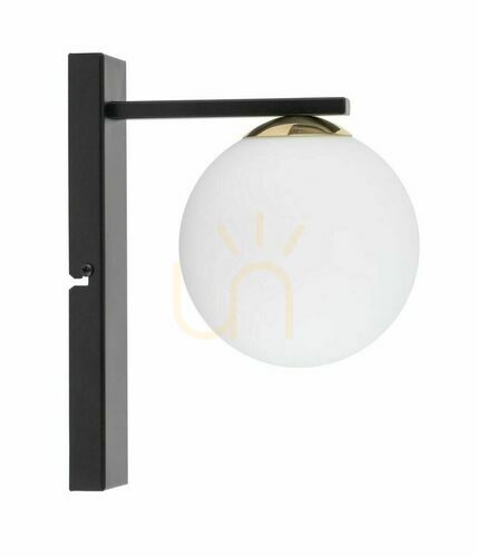 Check Wall lamp Sigma Silia black G9 1x12W steel glass 33700