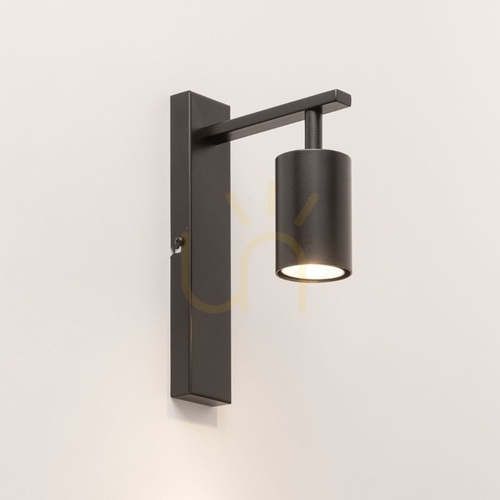 Check Sigma Vendo Wall Lamp Black GU10 LED 33698