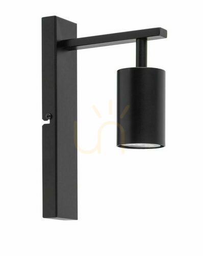 Check Sigma Vendo Wall Lamp Black GU10 LED 33698