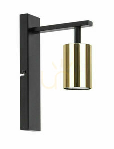 Wall Lamp Sigma Vendo Black Brass GU10 10W 33699 small 0