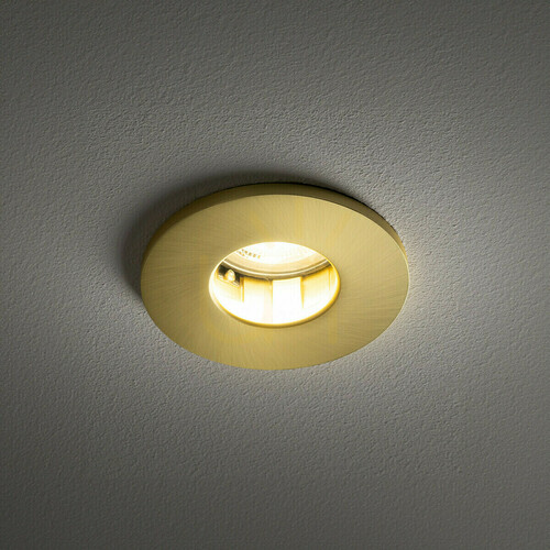 Check ACRE 10711 recessed downlight GU10 IP44 brass Nowodvorski