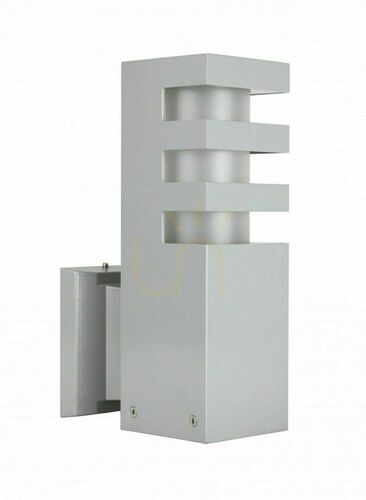 Check Outdoor Wall Lamp SU-MA RADO K AL Silver Cast Aluminum 18W IP54 E27