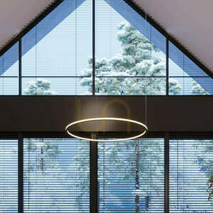 Chandelier RISA 80 black LED 3000K Thoro small 11