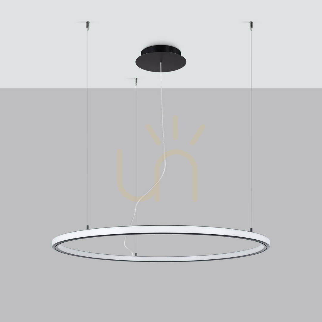 Kronleuchter RISA 90 schwarz LED 3000K Thoro