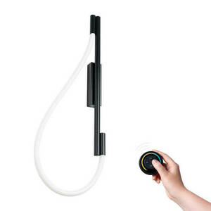 GALAKSE 90cm black LED wall lamp 2700-6500K Thoro small 2