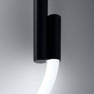 GALAKSE 90cm black LED wall lamp 2700-6500K Thoro small 6