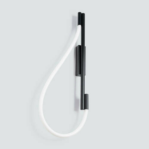 Check GALAKSE 90cm black LED wall lamp 2700-6500K Thoro