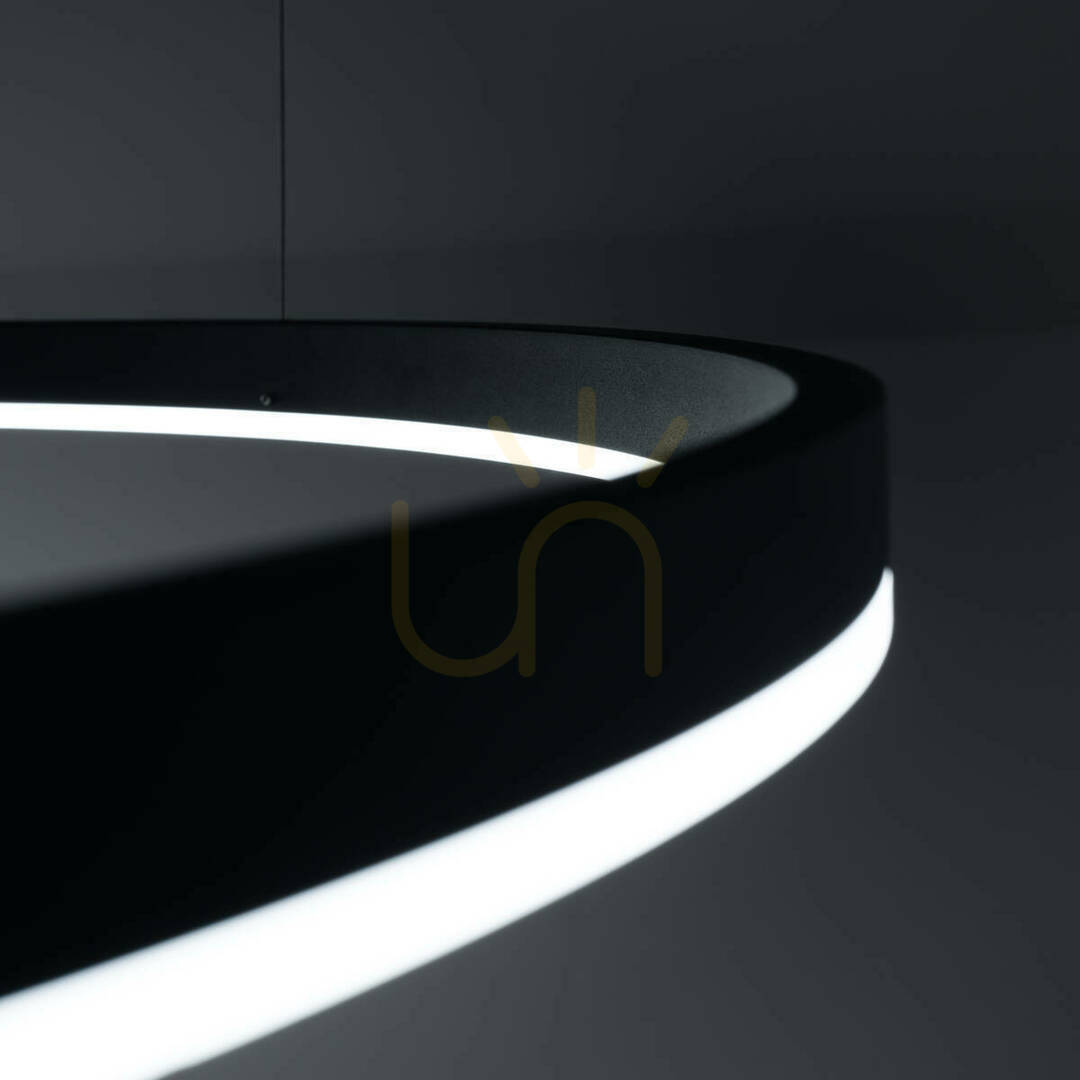 Show Chandelier ODA 80 black LED 3000K Thoro Chandelier ODA 80 black LED 3000K Thoro