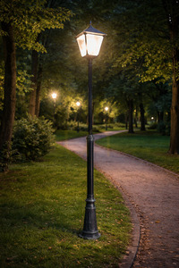 Outdoor Garden Lantern SU-MA Vintage Black/Patina E27 Adjustable 200-300 cm OGMWN 1 BD KW small 4