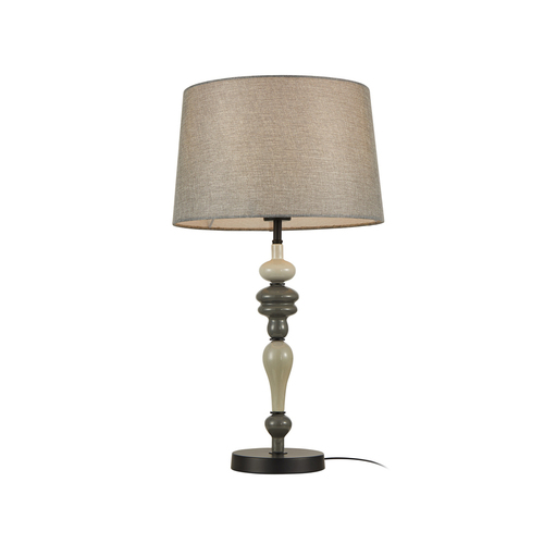 Check Desk Lamp Italux Classic Black Gray Metal E27 60cm TB-22374-BK