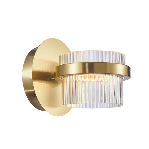Check Italux Classic Golden Glass LED Wall Sconce WL-77362-9W-GD