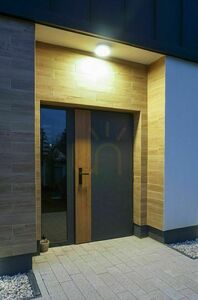 External Ceiling Light SU-MA Beni BN-OK200 Dark Ash LED 18W 4000K 20 cm small 3