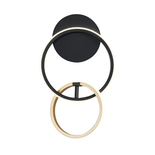 Check Wall lamp Zuma Line RANDO 20002W-GD CZARNO-gold
