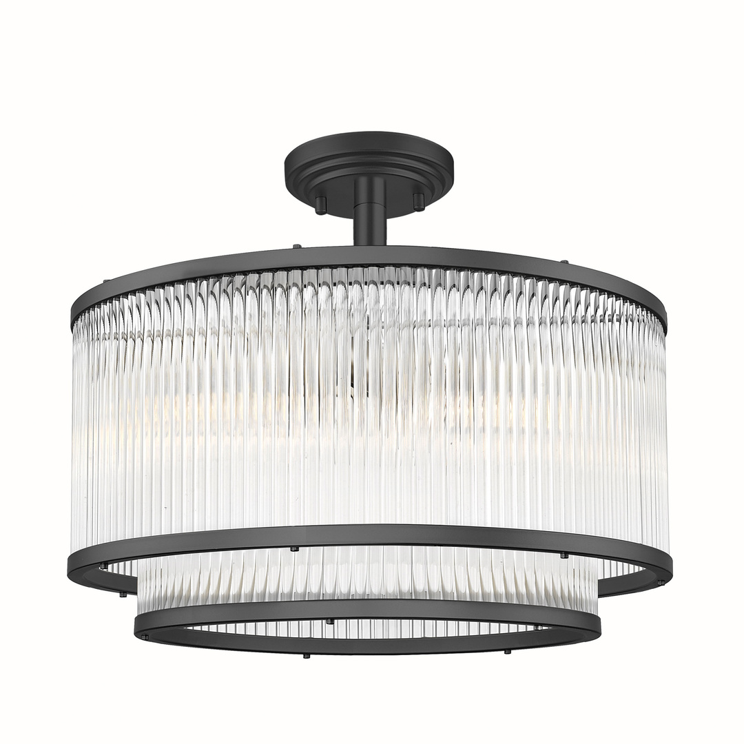 Ceiling lamp Zuma Line SERGIO C0528-05H-P7AC black