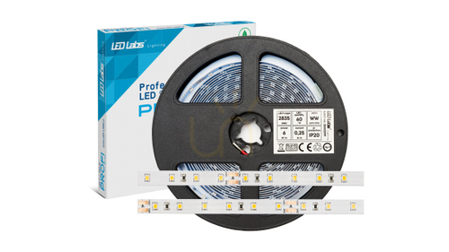 Check LED strip PRO 3Y 24V 60 LED/m 2835 SMD Cold White, 6W, 300 LEDs, 5 m