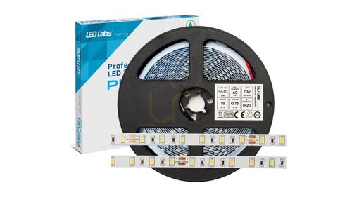 Check LED strip PRO 3Y 24V 60 LED/m 5630 SMD Cold White, 18W, IP65HS, 300 LEDs., 5 m