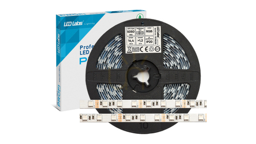 Check LED strip PRO 3Y 5050 SMD RGB IP65HS, 14.4W, 300 LEDs, 5 m