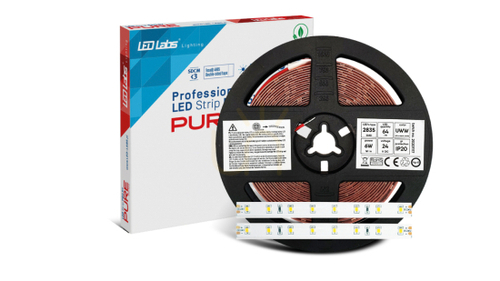 Check LED strip PRO 5Y 24V 320 LED 2835 SMD 6W 2700K RA90, 5 m