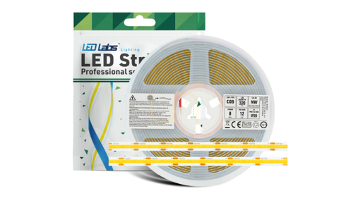 Check PRO 3YB 12V 1600 LED COB 8W WW tape, 5 m