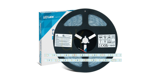 Check Tape PRO 3Y 24V 350 LED 2835 SMD 6W CW RA90 HS, 5 m