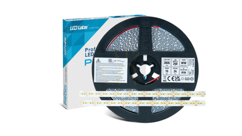 Check Tape PRO 3Y 24V 1200 LED 2835 SMD 15W CW RA90, 5 m