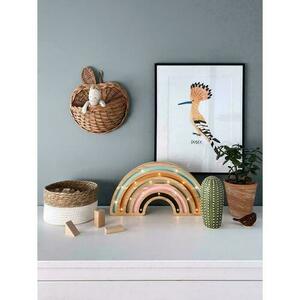 Rainbow Wood - handmade lamp small 3