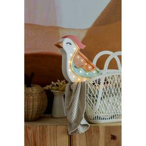 Blue bird - handmade lamp small 2