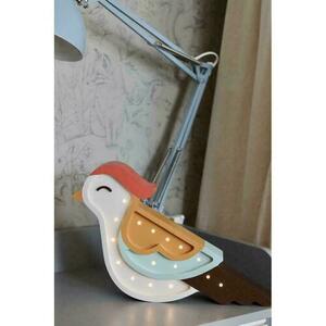 Blue bird - handmade lamp small 3