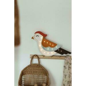 Blue bird - handmade lamp small 8