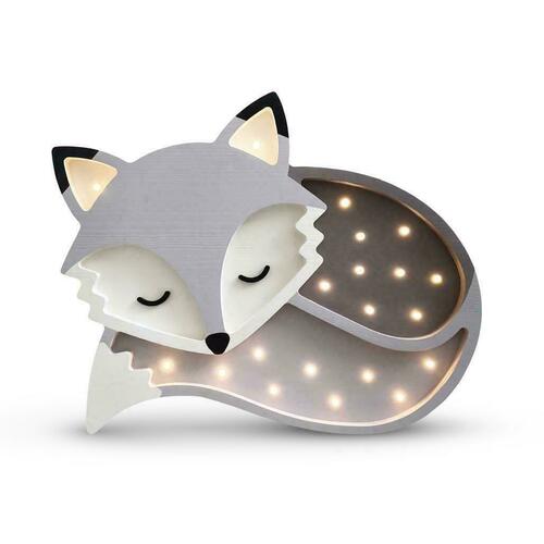 Check Fox Grey - handmade lamp