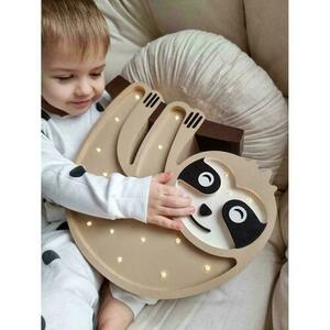 Lazy Man children's room lamp - handmade small 14