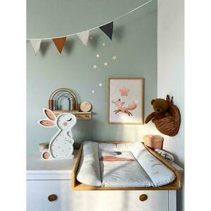 Lamp for children's room white Bunny - handmade small 7