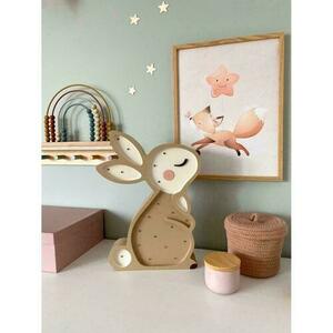Children's room lamp beige Bunny - handmade small 12