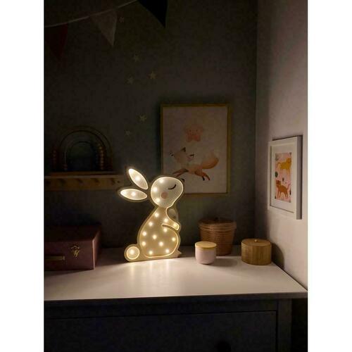 Check Children's room lamp beige Bunny - handmade