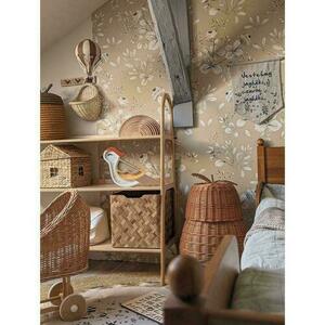 Children's room lamp yellow Bird - handmade small 5