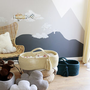 Moses basket - blond small 2